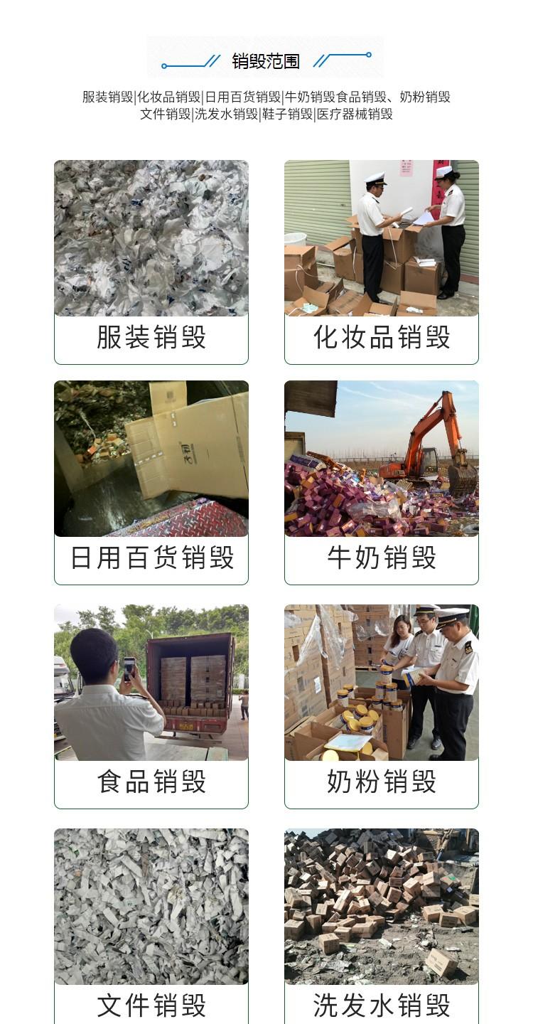國產食品過期銷毀處理(沒收過期食品)